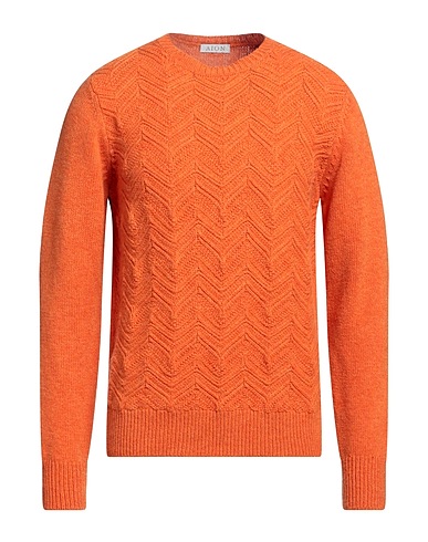 AION Jumper Orange 100% Virgin Wool
