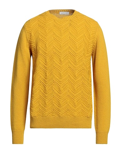 AION Jumper Mustard 100% Virgin Wool