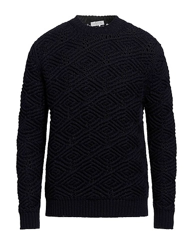 AION Pullover Blu notte 100% Lana Vergine