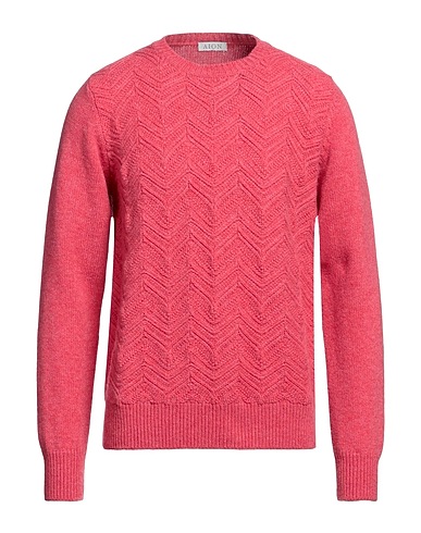 AION Pullover Koralle 100% Schurwolle