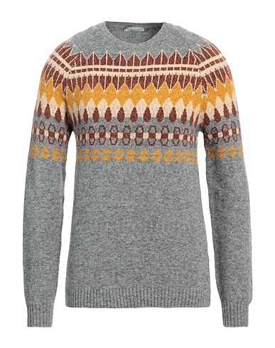 BLOCK23 Pullover Grau 30% Acryl, 29% Polyamid, 16% Baumwolle, 13% Wolle, 12% Synthetische Fasern