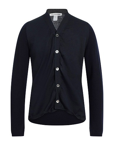 COMME des GARÇONS SHIRT Cardigan Midnight blue 54% Polyester, 46% Wool