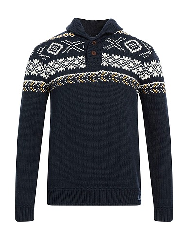 SUPERDRY Pullover Marineblau 60% Baumwolle, 30% Nylon, 10% Merinowolle