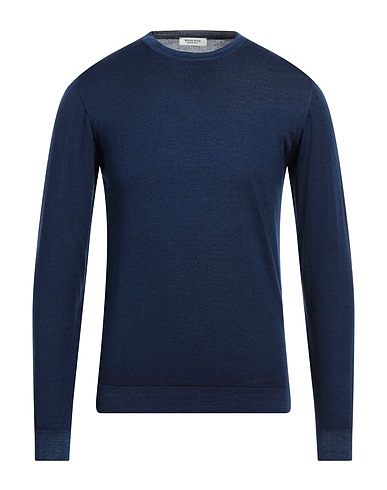 WOOL & CO Pullover Blu notte 100% Lana Merino