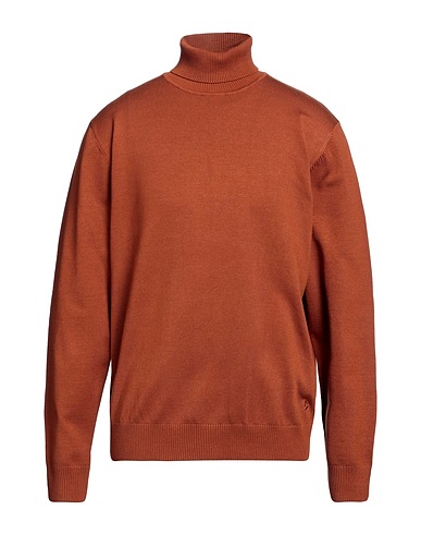 CLOSE-UP Polo neck Camel 80% Viscose, 20% Nylon