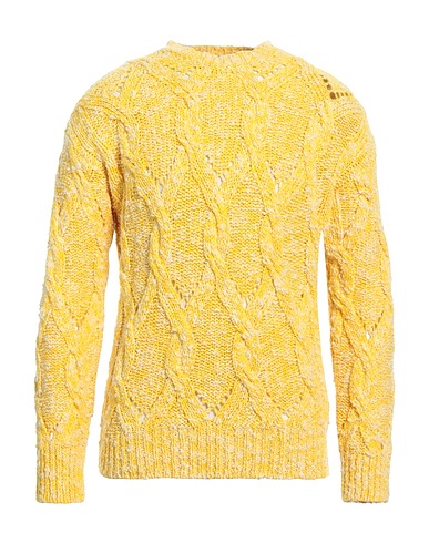 ROBERTO COLLINA Jumper Yellow 96% Merino Wool, 4% Polyamide