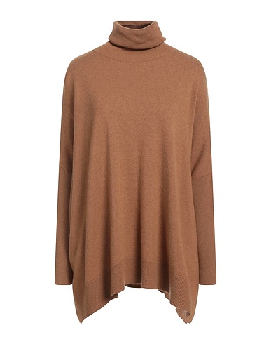 SUNDEK Turtleneck GOLDENWAVE Camel 40% Wool, 30% Viscose, 20% Polyamide, 10% Cashmere