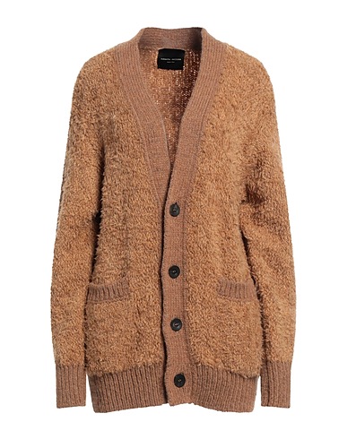 ROBERTO COLLINA Cardigan Camel 41% Alpaca wool, 25% Nylon, 23% Acrylic, 11% Wool