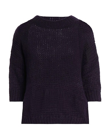 ROBERTO COLLINA Sweater Purple 68% Baby alpaca wool, 22% Nylon, 10% Wool