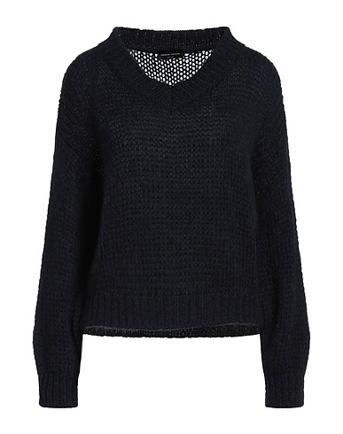 ROBERTO COLLINA Sweater Midnight blue 68% Baby alpaca wool, 22% Nylon, 10% Wool