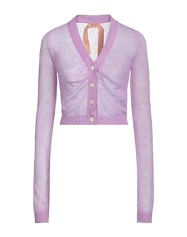 N°21 Strickjacke Malve 58% Mohairwolle, 37% Polyamid, 5% Wolle, Perlmutt