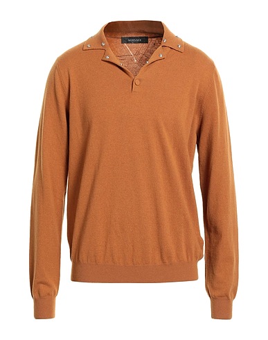 VERSACE Sweater Camel 80% Virgin Wool, 20% Cashmere