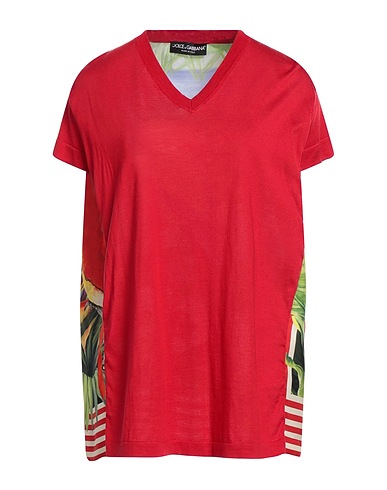 DOLCE&GABBANA Sweater Red 100% Silk