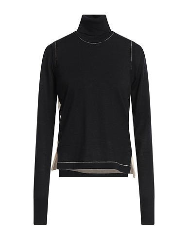 AMBUSH Turtleneck Black 100% Virgin Wool, Cotton
