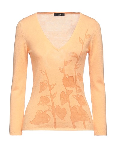 SVEVO Pull en cachemire Abricot 80% Cachemire, 20% Soie