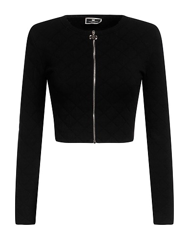 ELISABETTA FRANCHI Cardigan Black 61% Viscose, 26% Polyester, 13% Polypropylene