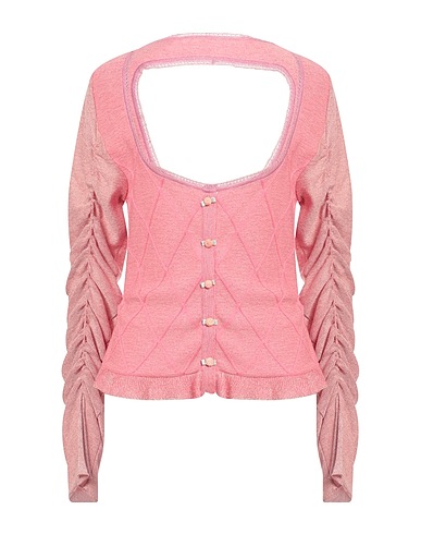 CORMIO Jumper Pink 50% Cotton, 35% Viscose, 8% Polyamide, 7% Metal