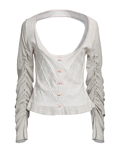 CORMIO Pullover Avorio 50% Cotone, 35% Viscosa, 8% Poliammide, 7% Metallo
