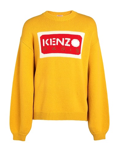 KENZO Pullover Giallo 97% Lana, 2% Cotone, 1% Lycra®