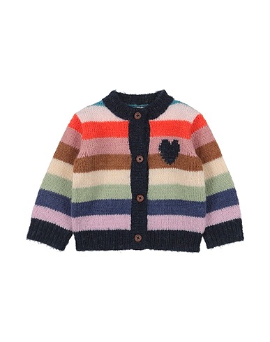 BONTON カーディガン ミッドナイトブルー アクリル 40% / ナイロン 30% / ウール 20% / 毛（アルパカ） 10%