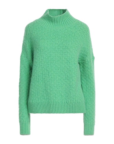 MAJE Polo neck Green 36% Acrylic, 33% Polyamide, 27% Mohair wool, 3% Wool, 1% Elastane