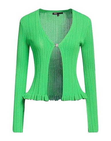MAJE Cardigan Lime green 74% Viscose, 26% Polyamide
