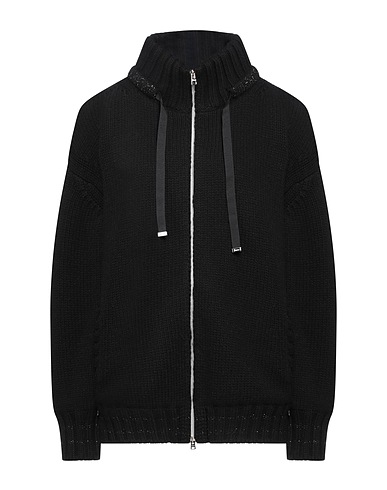 HERNO Bomber RESORT Black 96% Wool, 3% Viscose, 1% Polyester, Cotton