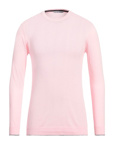 GREY DANIELE ALESSANDRINI Jumper Pink 100% Cotton