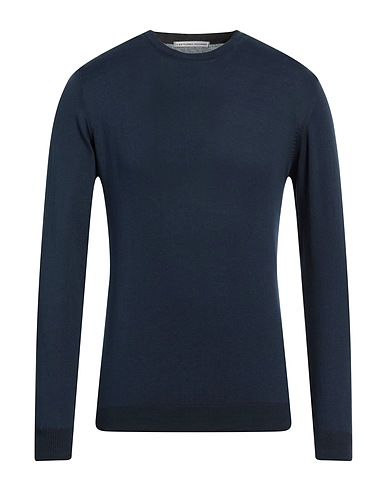GREY DANIELE ALESSANDRINI Jumper Midnight blue 100% Cotton