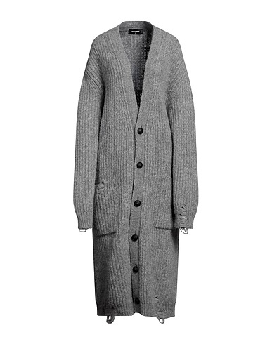 DSQUARED2 Cardigan Grey 68% Alpaca wool, 22% Polyamide, 10% Wool