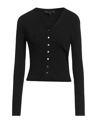 MAJE Cardigan Black 72% Viscose, 14% Metallic Polyester, 12% Polyamide, 2% Elastane