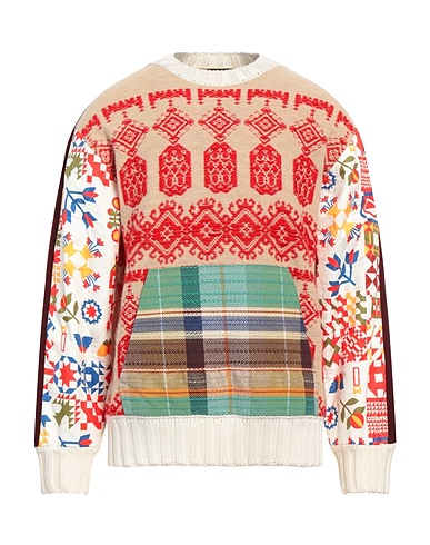 DSQUARED2 Jumper Beige 70% Wool, 30% Alpaca wool, Cotton, Linen, Polyamide