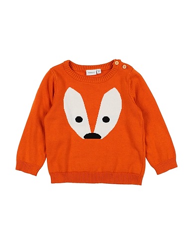 NAME IT® Pullover Orange 100% Organische Baumwolle