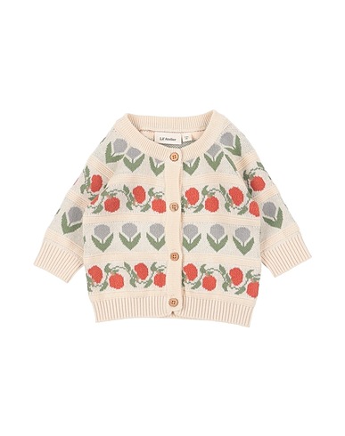 LIL' ATELIER Cardigan Beige 100% Organic cotton
