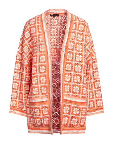 MAJE Cardigan Orange 100% Cotton