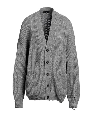DSQUARED2 Cardigan Grey 68% Alpaca wool, 22% Polyamide, 10% Wool