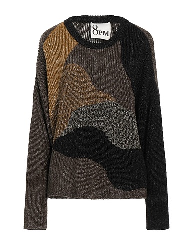 8PM Jumper Black 80% Viscose, 20% Metallic fiber