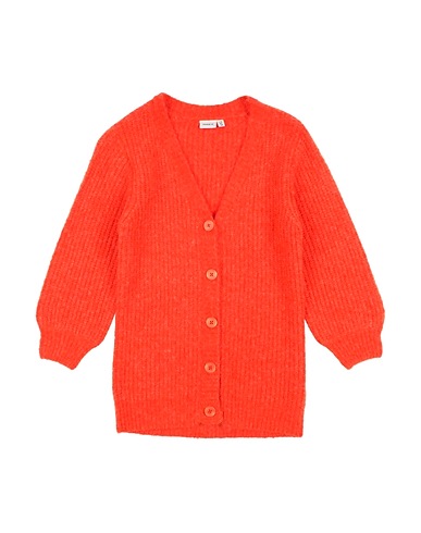NAME IT® Cardigan Arancione 68% Acrilico, 12% Poliestere, 11% Poliammide, 6% Lana, 3% Elastan