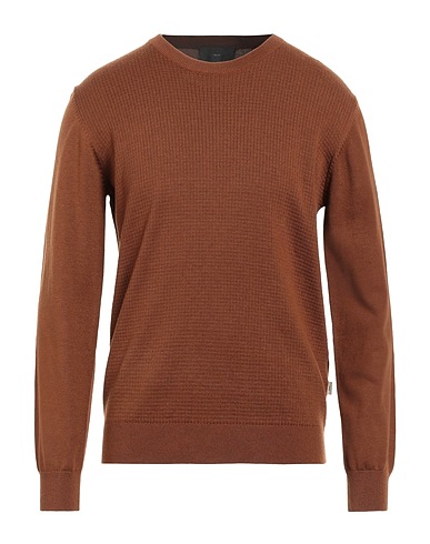 LIU •JO MAN Pullover Braun 41% Baumwolle, 28% Polyester, 13% Polyamid, 13% Acryl, 5% Wolle