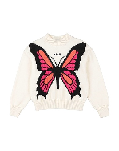 MSGM Jumper Off white 48% Acrylic, 43% Virgin Wool, 6% Polyamide, 3% Mohair wool