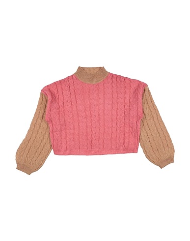 FUN & FUN Polo neck Salmon pink 100% Acrylic