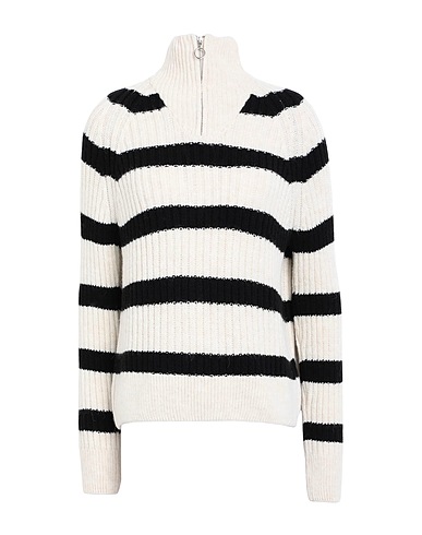 ONLY Polo neck Beige 85% Acrylic, 8% Polyamide, 7% Polyester