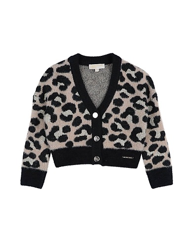 MICHAEL KORS KIDS Cardigan 40% Acrylic, 30% Polyamide, 19% Polyester, 11% Metallic fiber