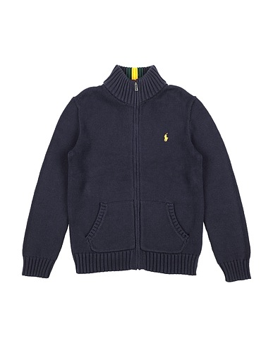 POLO RALPH LAUREN Cardigan Cotton Full-Zip Sweater
 Blu navy 100% Cotone