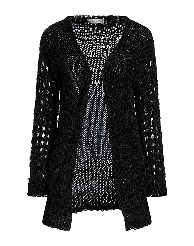 BOUTIQUE de la FEMME Cardigan Charcoal 70% Polyester, 30% Lurex®