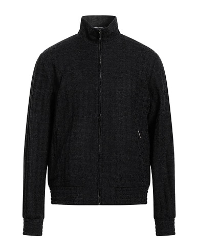 EMPORIO ARMANI Cardigan Charcoal 52% Wool, 48% Cotton