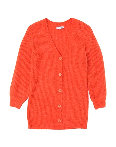 NAME IT® Cardigan Orange 68% Acrylic, 12% Polyester, 11% Polyamide, 6% Wool, 3% Elastane