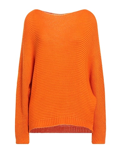 BOUTIQUE de la FEMME Pullover Orange 100% Acryl