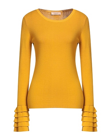 TWINSET Jumper Mustard 72% Viscose, 28% Polyester