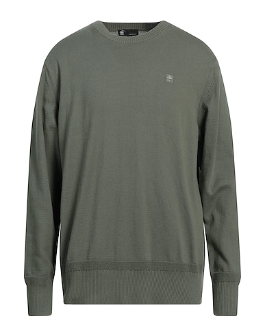 G-STAR RAW Pullover Verde salvia 70% Cotone organico, 30% Cotone riciclato